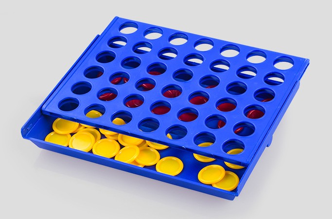1 Set Connect 4 In A Line Board Game