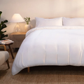 [DCSPureWhite] 100_Bamboo_Bedding_Duvet_Cover_Set_-_Pure_White