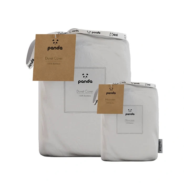 [DCSPureWhite] 100 Bamboo Bedding Duvet Cover Set-PureWhite-PureWhite