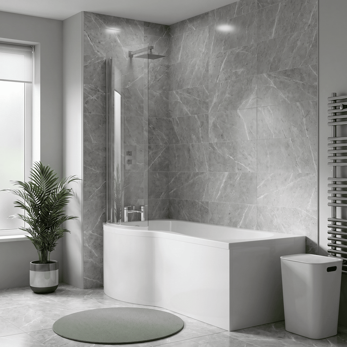 [BBBB200] 1700mm Acrylic B Bath Front Panel - Lifestyle 1