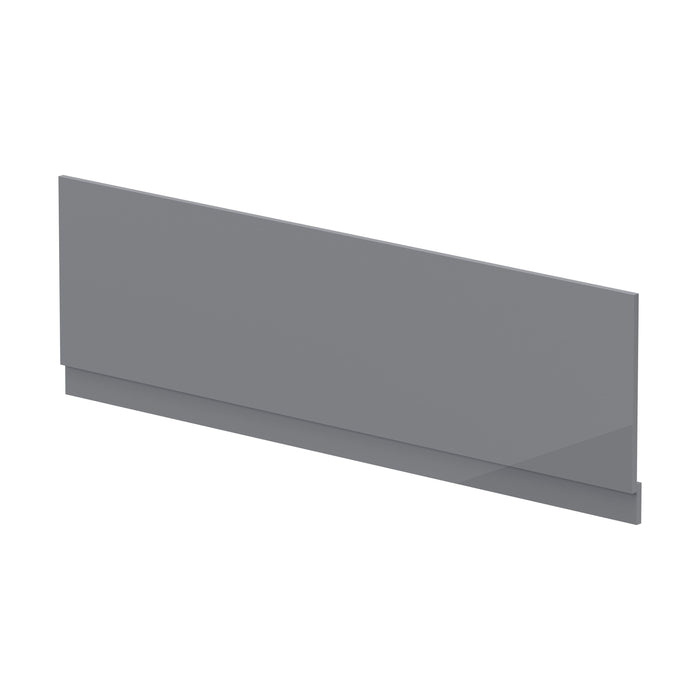 [BBPA1307] 1800mm Bath MDF Front Panel & Plinth - Gloss Cloud Grey - Cutout
