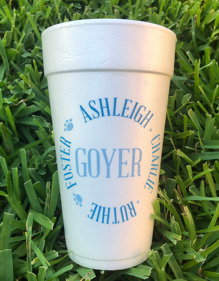 20oz Styrofoam Cups, Custom