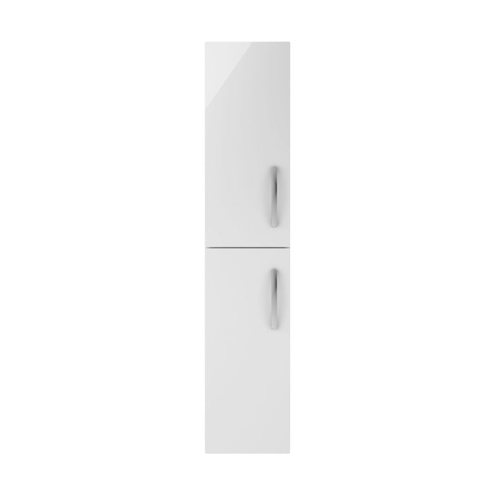 [BFRI162E] 300mm Tall Unit 2 Door GLWHT - Cutout