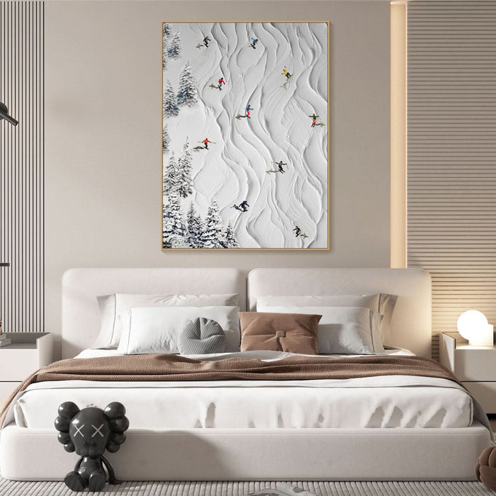 3D Skiing Sport Art