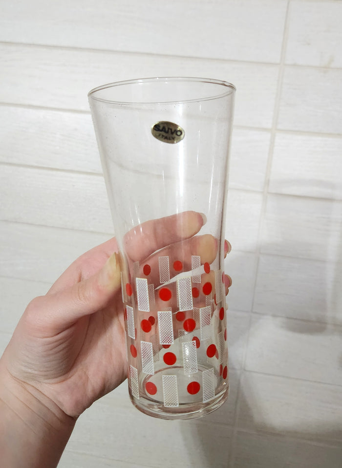 6 SAIVO Italy MCM Juice Glasses Set