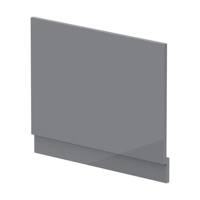 [BBPA1311] 700mm Bath MDF End Panel & Plinth - Gloss Cloud Grey - Cutout