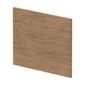 [BBPA2731] 700mm Contemporary Square Shower Bath End Panel - Antique Oak - Cutout