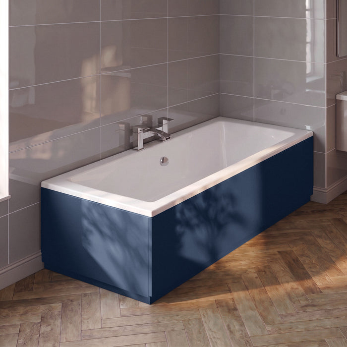 [BBPA1711] 700mm Straight Bath MFC End Panel & Plinth - Matt Electric Blue - Silo