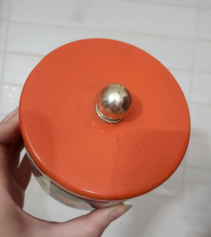 70s Retro Floral Kitchen Canisters - Set of 4