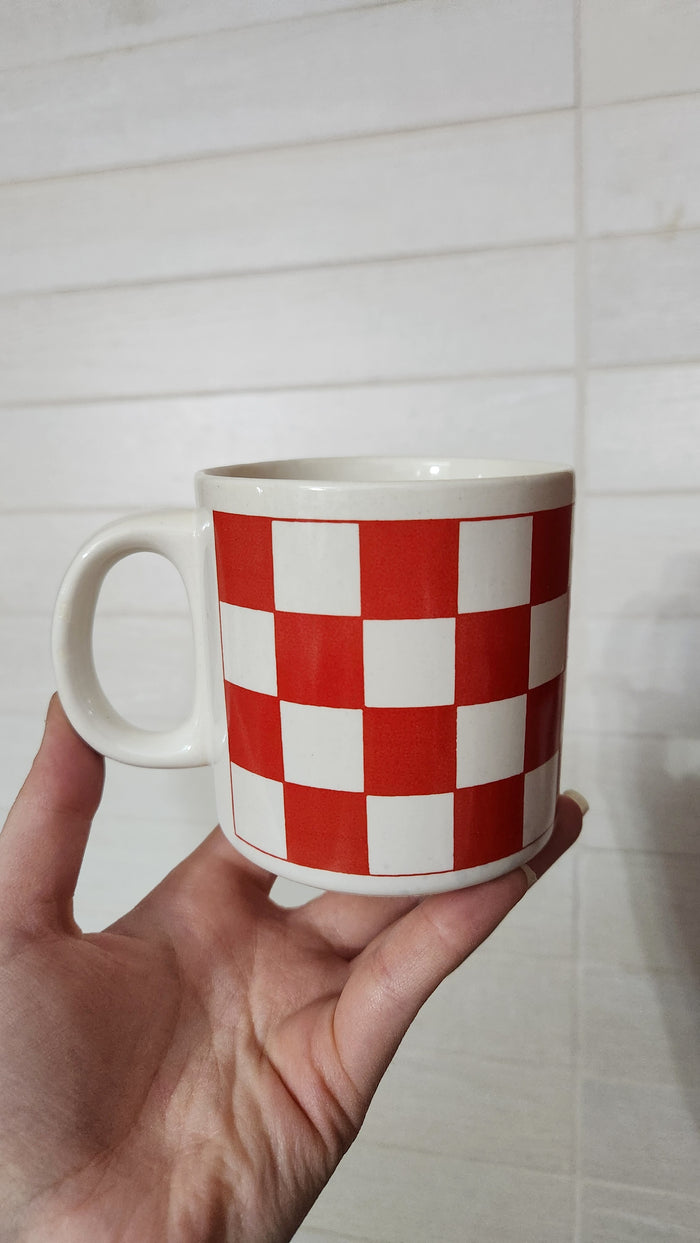 70s Romanian Ceramic Mugs Set Of 5