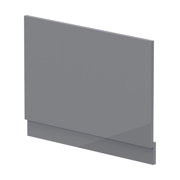 [BBPA1312] 750mm Bath MDF End Panel & Plinth - Gloss Cloud Grey - Cutout