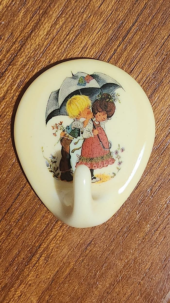 80s unused  adhesive wall hooks