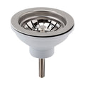 [BKW313] 90mm Fireclay Kitchen Sink Basket Strainer Waste - Multiple Colours Available - Cutout