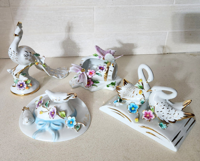 A. Callé Capodimonte porcelain figurines