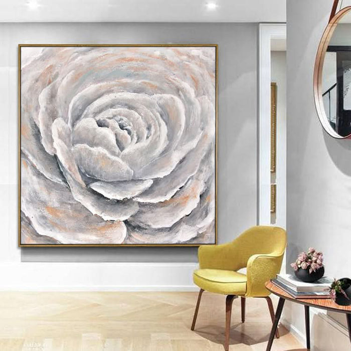 Abstract Oil Painting Living Room Large Painting Canvas Original Art Modern Wall Decor Oil Painting | Flowers
