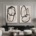 Abstract Painting Set of 2 #AB 097