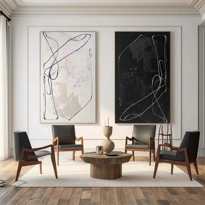 Abstract Painting Set of 2 #AB 117