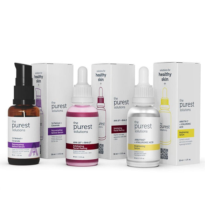 Advanced Skincare Trio: Brightening, Exfoliating & Anti - Aging with Retinol - TryAladdin