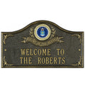 Air Force Gifts: Home Of The Brave Personalized Plaque