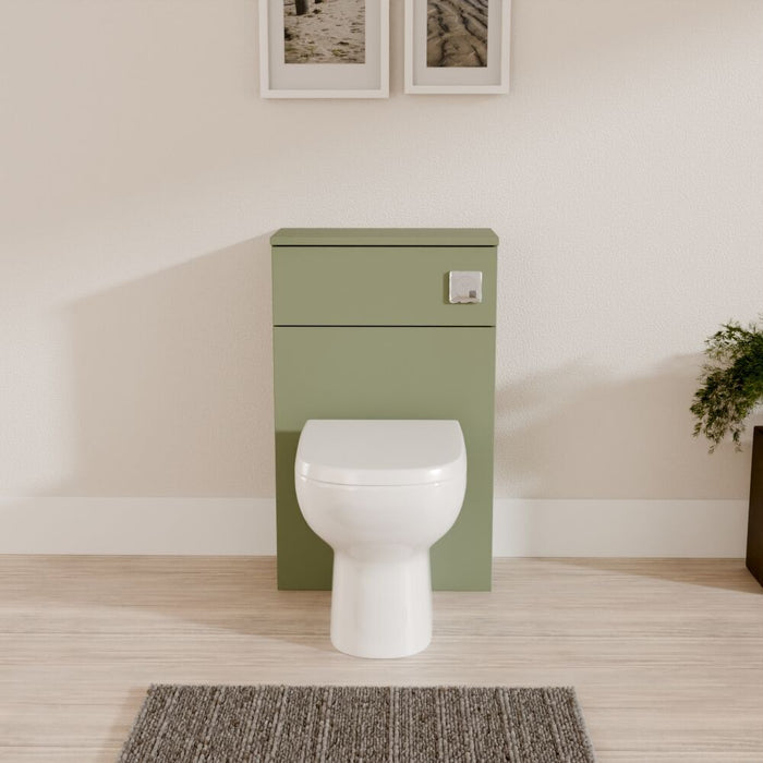 [BFWA841] Aldershawe Modern Floor Standing Soft Square WC Toilet Unit – 550mm - Lifestyle 1