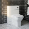 [BFDY105A] Alrewas Contemporary Floor Standing WC Unit with Coordinating Worktop, 500mm, Choice of Colour - Silo