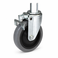AMCO AC8RS - 5" Stem Casters - Adjustable to Rigid or Swivel - Sold by Each