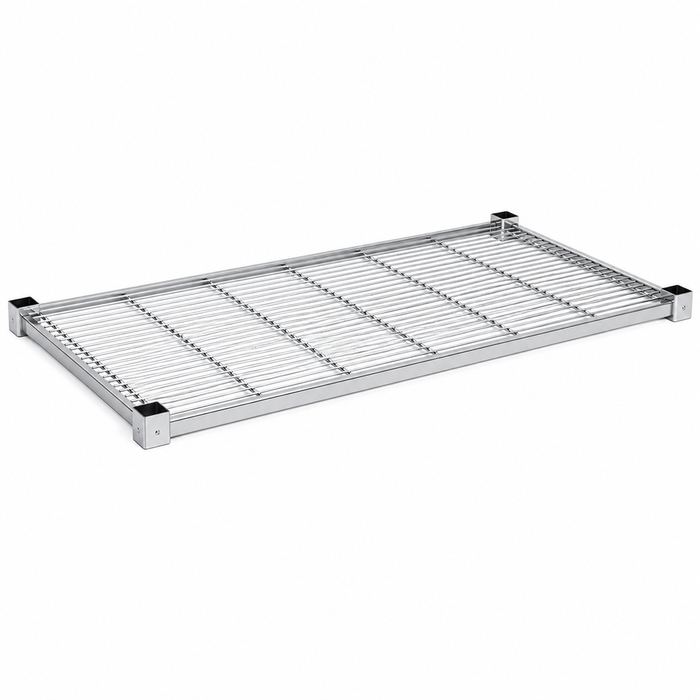 AMCO II A2442CP - Wire Shelf - Square Post - Chrome - 24"D x 42"L