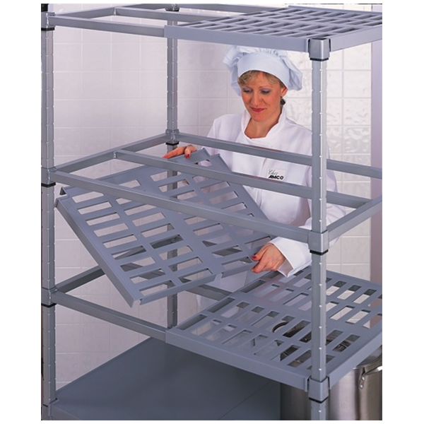 AMCO PP1848V - Plastic Plus Shelf - Vented - 18"D x 48"L