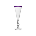 Amethyst Siena Champagne Flute