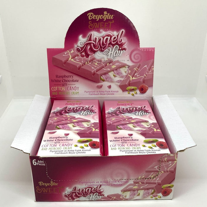 Beyoglu | Angel Hair Raspberry Chocolate with Cotton Candy and Pistachio Cream - TryAladdin
