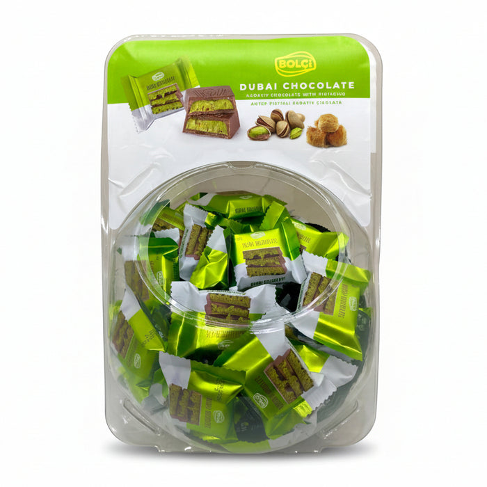 Antep Pistachio & Kadayif Dubai Chocolate Bar - 75 Pieces 16gr Each - TryAladdin