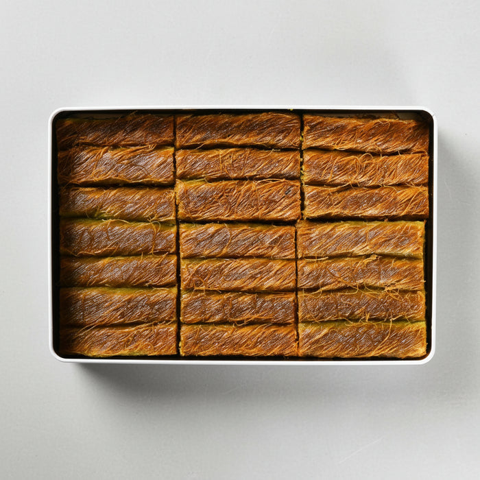 Asi | Gaziantep Pistachio Burma Kaydayif in Gift Metal Box - TryAladdin