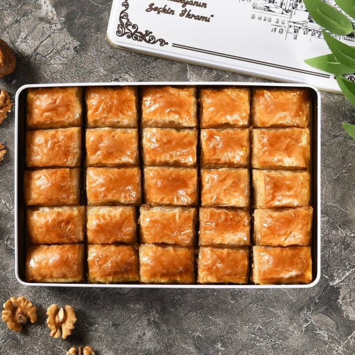 Asi | Walnut Baklava in Gift Metal Box - TryAladdin