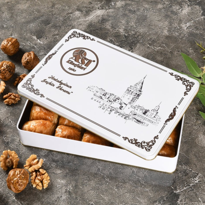 Asi | Walnut Baklava in Gift Metal Box - TryAladdin