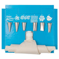 ATECO 334 - Decorating Set - 10" Flex Bag, Coupler, (6) Tips