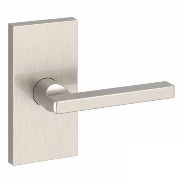 Baldwin Reserve Contemporary Square Lever With Contemporary Rectangular Rose