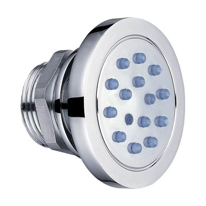 [BB9335] Balterley Bathroom Adjustable Round Body Jet Solid Brass Construction, 10.5 cm Diameter - Chrome Finish - Cutout