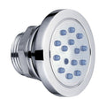 [BB9335] Balterley Bathroom Adjustable Round Body Jet Solid Brass Construction, 10.5 cm Diameter - Chrome Finish - Cutout