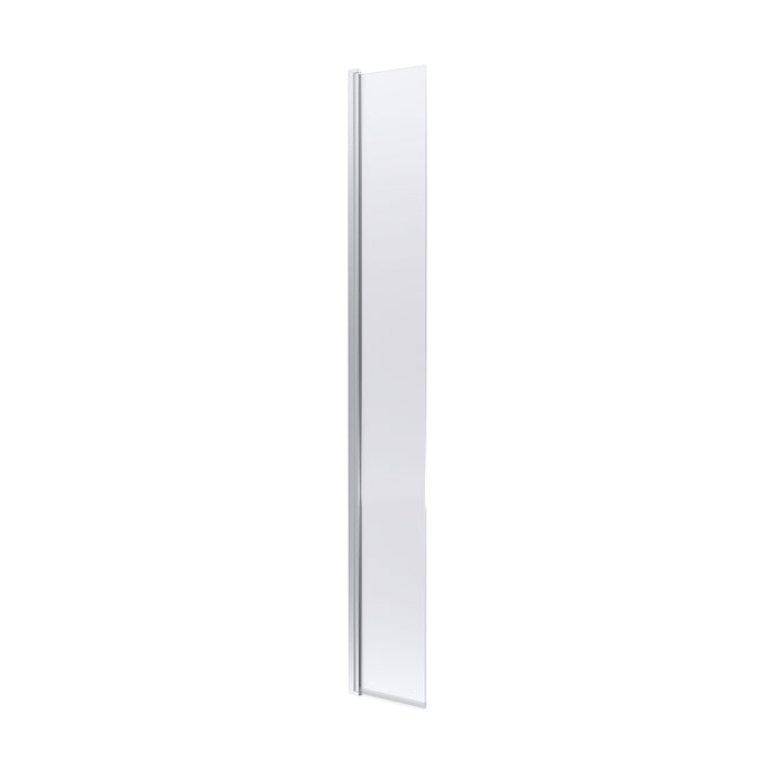 [BESO030HC] Balterley Contemporary Bathroom 8mm Glass Hinged Flipper Wetroom Screen, Chrome Fininsh, 1950 x 322 x 27mm - Cutout