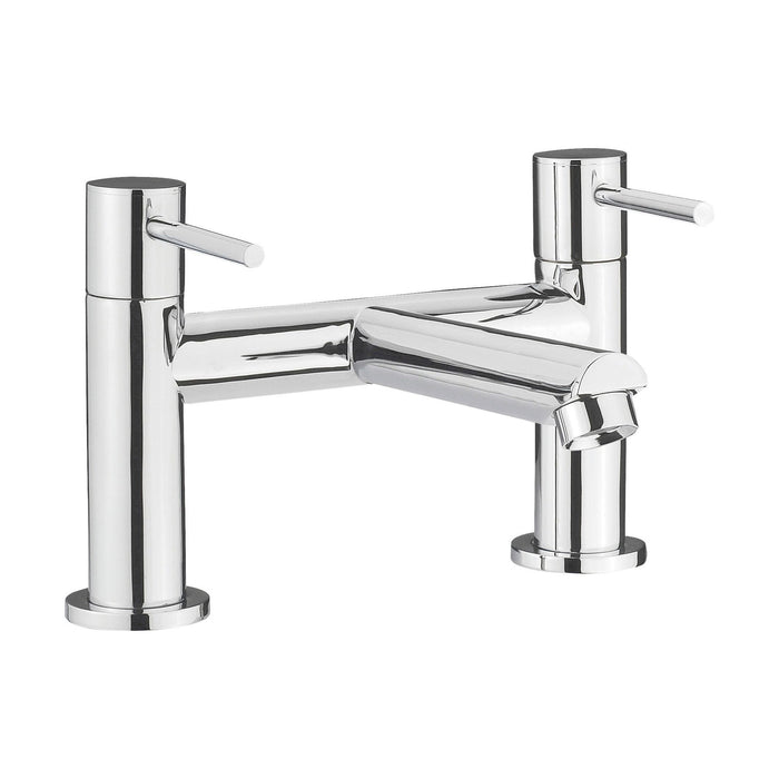 [BTEV313] Balterley Evian Luxury Round Deck Mounted Bath Filler Tap - Chrome - Cutout