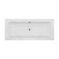 [BBHA114] Balterley Harrington Traditional Straight Double Ended Shower Bath Tub, 1800mm x 800mm - White - Cutout