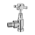 [BHRV300] Balterley Heating Accessories Angled Radiator Valve Pack (Pairs) - Chrome - Cutout
