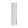 [BBSCSF1] Balterley Modern Fixed 6mm Toughened Safety Glass Reversible Bath Screen, 350mm - Chrome - Cutout