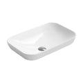 [BCCT181] Balterley Nova Contemporary Rectangular Bathroom Countertop Basin, Soft Square Design, White, 520 mm - Cutout