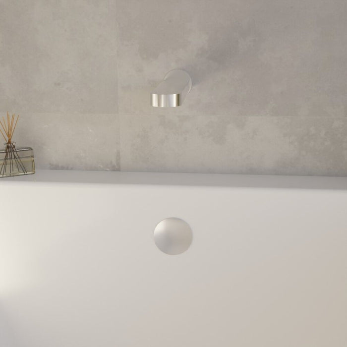 [BTPR300] Balterley Pride Contemporary Bathroom Round Wall Mounted Bath Spout, 45mm, Chrome - Lifestyle 1