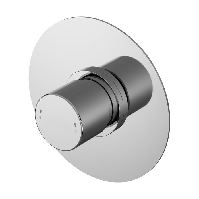 [BSPRTC11] Balterley Pride Round Concealed Temperature Control Valve - Chrome - Cutout