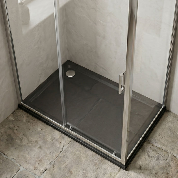 [BETR71011] Balterley Shower Tray Modern Rectangular 40mm Profile Slimline, White or Grey - Multiple Sizes Available - Silo