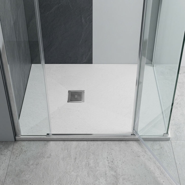 [BELT61023] Balterley Shower Tray Premium Slimline Rectangular - Multiple Sizes and Finishes - Silo