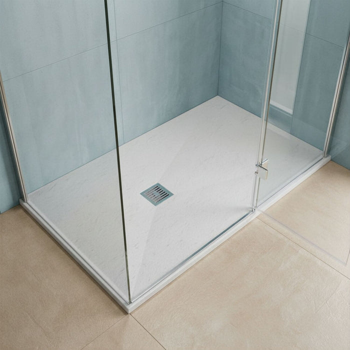 [BELT61064] Balterley Shower Tray Premium Slimline Rectangular - Multiple Sizes and Finishes - Silo