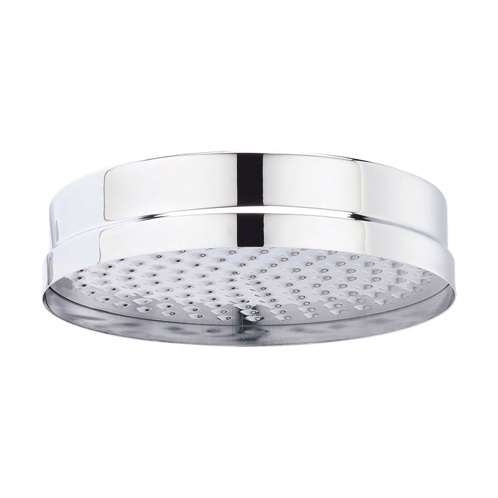 [BSSH001] Balterley Traditional Apron Fixed Shower Head 200mm, Round Design with Excellent Flow Rate - Chrome Finish - Cutout